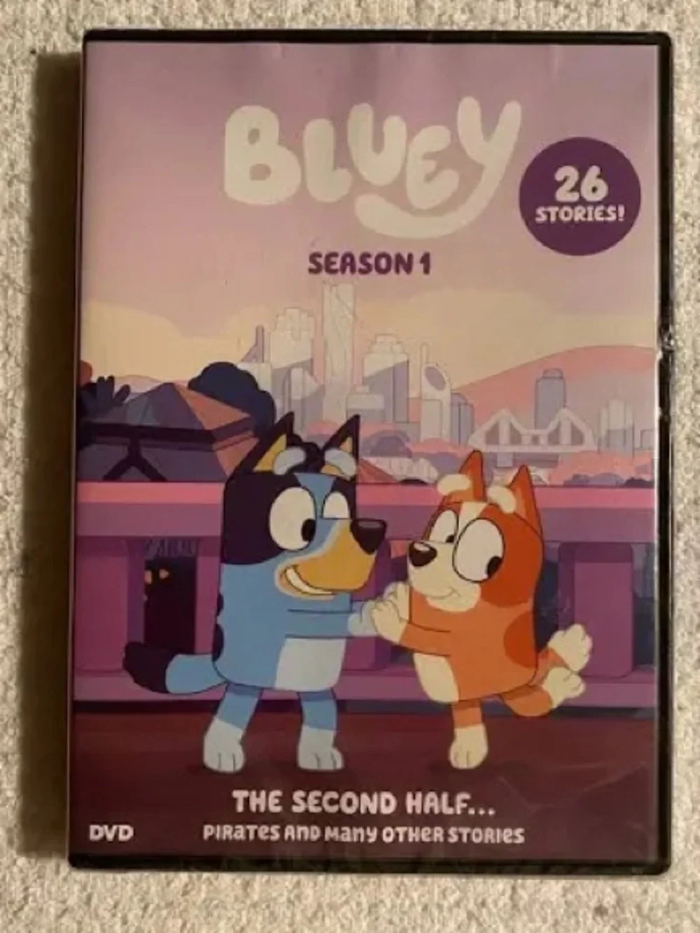 Bluey Season 1 (The Second Half) DVD - Purple Cover